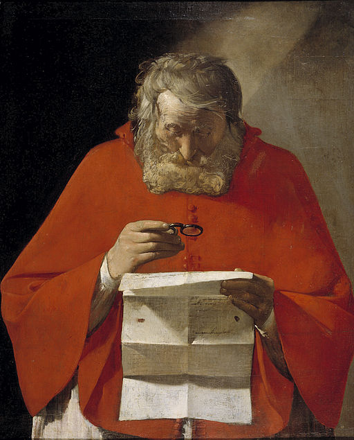 San Jerónimo leyendo una carta